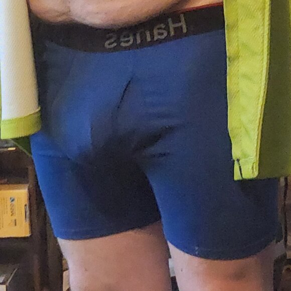 Hanes Blue Black Red Recycled Poly Tencel Span Comfort Flex Fit Boxer Brief Sz L - Picture 4 of 16